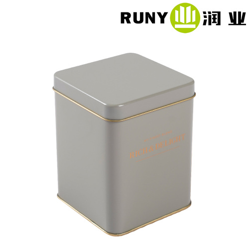 Квадратная банка для чая для хранения свежих продуктов