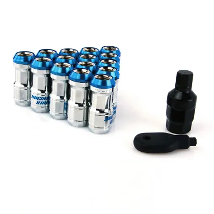 44mm Length Open Ended Steel Volk Racing Formula Wheel Lug Nuts by JDMotorsport88