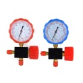 Refrigeration Air Conditioning Single Digital Pressure Gauge with sight glass manifold gauge set r134