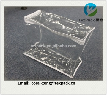 China Supplier Customized High Transparency Clear Vinyl Pvc Zipper Bags