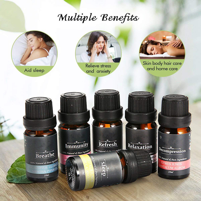 100% Pure Natural organic essential oil set