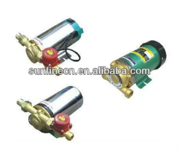 Automatic Hot Water/Cold Water Booster Pumps,Brass Impeller/outlet Solar heater tank Booster Pump220V/50HZ