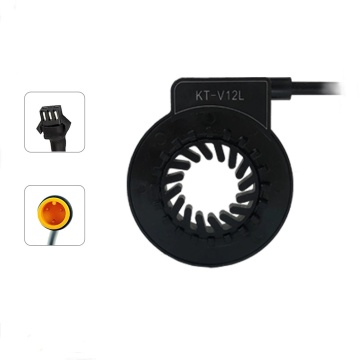 KT-V12L 12 Magnets Dual Hall Sensor - Electric Bike Pedal Assist Sensor for E-Bike Conversion Kit