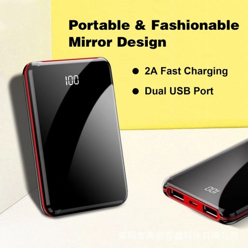 Hot Sale 2 Usb mobile Power Bank 5000mAh