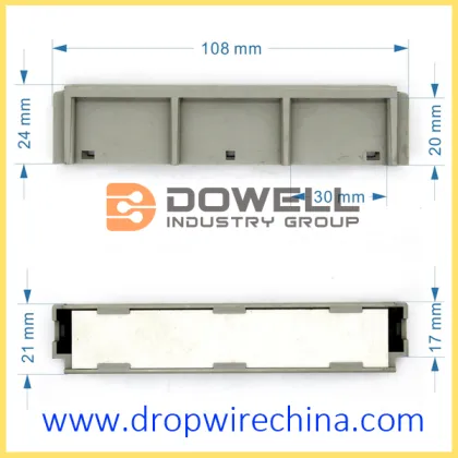 Label holder for LSA connection module