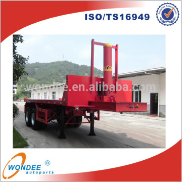 2 Axle 20'' Hydraulic Tipping Flatbed Truck Trailer