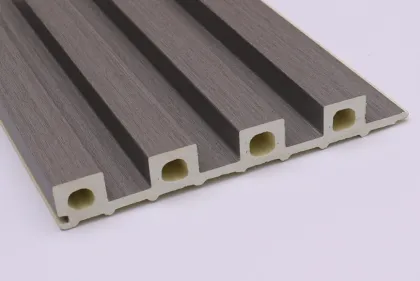 Indoor wall decoration fireproof fluted decor pared wpc panel composite pvc wall panel wpc wall panel