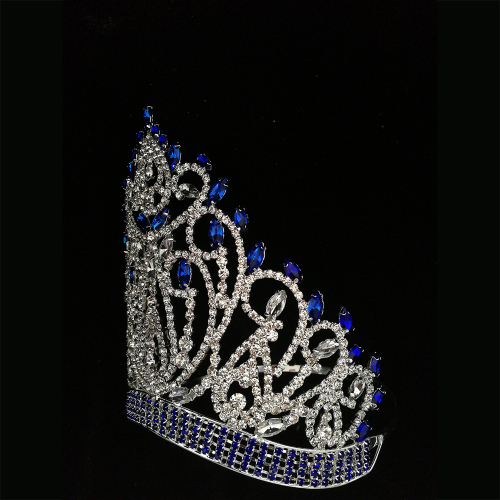 Beauty Large Queen Rhinestone Tiara Pageant Crown