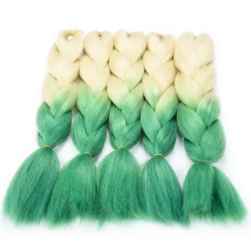 Long Jumbo Braid Hair Two Colored 24" 100g Crochet Braids Expression attachment Synthetic Expression Braiding Bulk  Hair