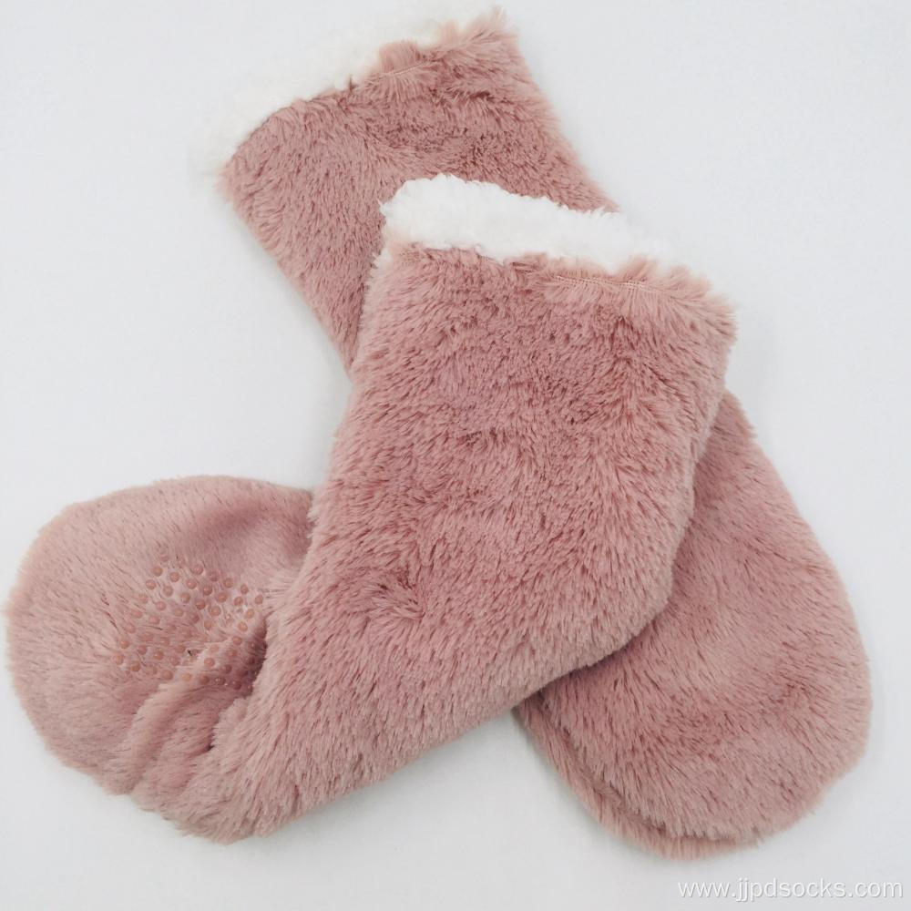 Wholesale PV fleece home socks