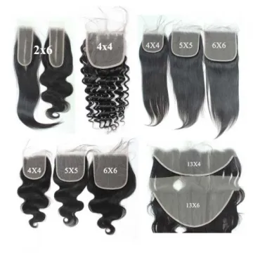 HD Lace Frontal Closure 2x6 to 7x7, 13x4 to 13x6 with Baby Hair