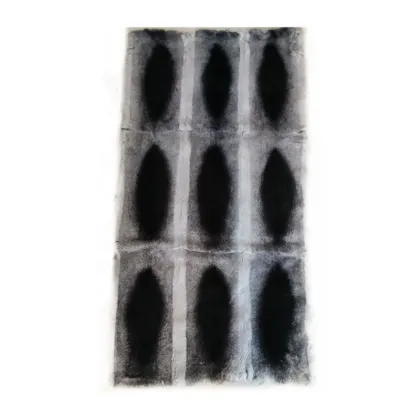 Rex Chinchilla Rex Rabbit Plate Dyed Chinchilla