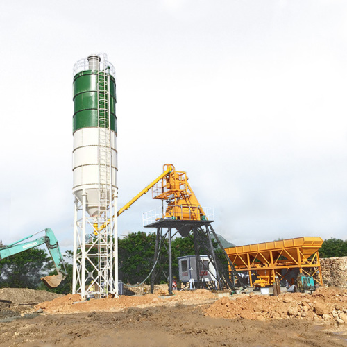 transporte de planta de lotes de concreto HZS35