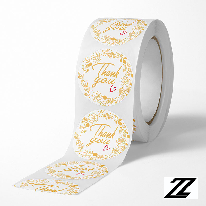 Gold Thank You Stickers 2 Jpg