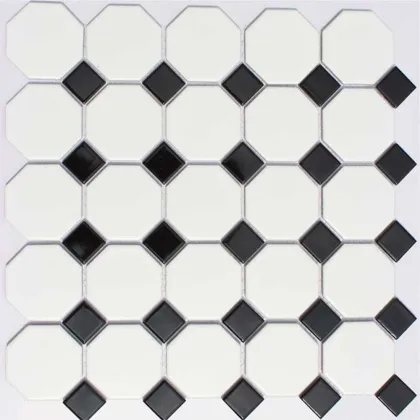 Antique ceramic mosaic wall decoration hotel ceramic pool mosaic white ceramic mosaic for bathroom