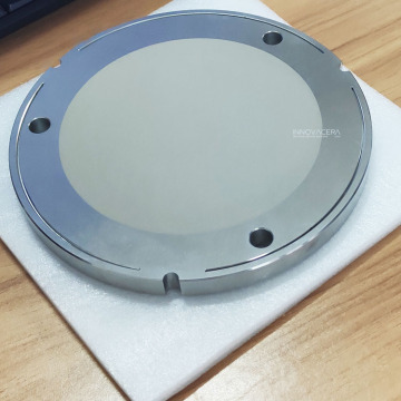 6-inch Silicon Carbide/Alumina Vacuum Round Chuck for Dicing