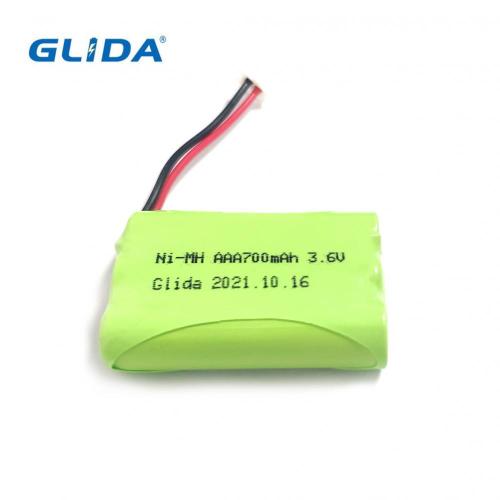 nimh battery pack 3.6V 700mah AA for lighting light lamp