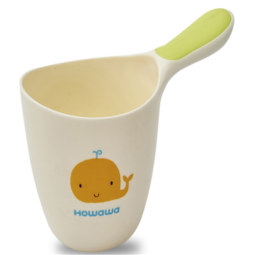 Taza de enjuague de cuchara de baño infantil linda