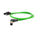 Ethernet M12 destro angolato al cavo RJ45 schermato