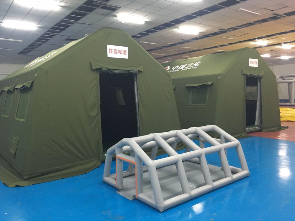 Olive Green Inflatable Medical Tent