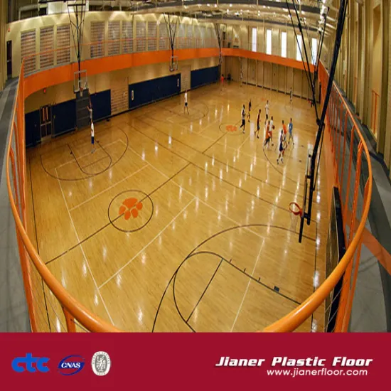 PVC sport flooring for basketball sport court