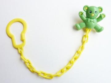 2013 Newest Pacifier Chain with green lovely bear