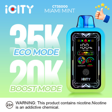 Disposable vape iCity CT 35000 puffs Touch Button