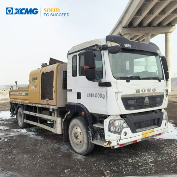 XCMG HBC10022V Used Vehicle-Mounted Concrete Line Pump for Sale