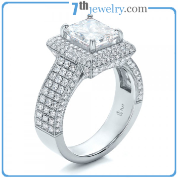 Latest wedding men\'s ring designs diamond brass rings jewelry wholesale