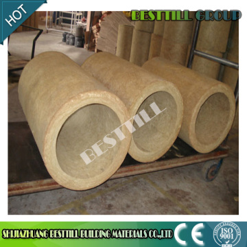 Heat Insulation Rock Wool Pipe Rock Wool Tube Section
