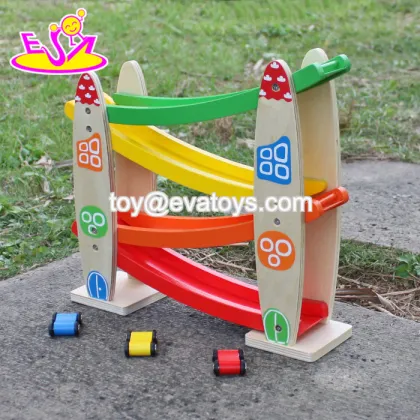 intelligent children wooden car toys games W04E047