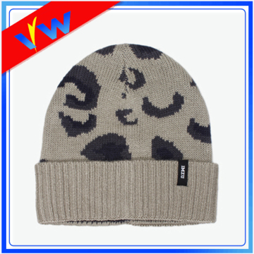 Commercio all'ingrosso etichetta tessuta inverno Beanie cappello