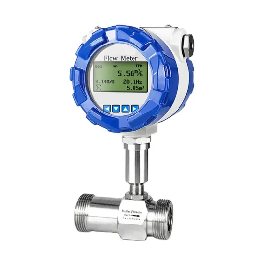 Cloud IP67 2 Digital Type Flowmeter: Electronic Gas, Fuel, Liquid, and Water Turbine Flow Meter with RS485 Interface