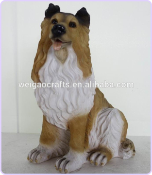 Resin Statue Dog Garden Decoration