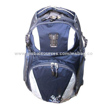 Special sports backpack for outdoor with laptop compartment & multiple pockets for different making
