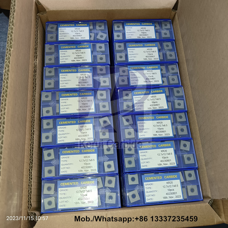 16_package of carbide inserts