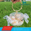 Caixas de doces em acrílico transparente para displays de presentes de casamento