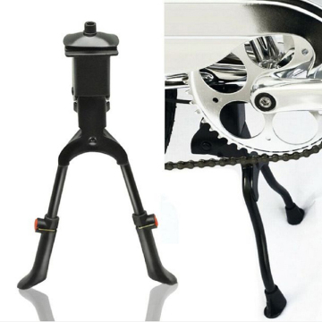Adjustable Height Bicycle Double Kickstand for 26", "27.5", and "29inch Bicycles - Aluminum Alloy Construction