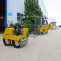 Heißer Verkauf Doppel-Drum Walk hinter der Straße Roller 550 kg Full Hydraulic Road Roller DWR-600p