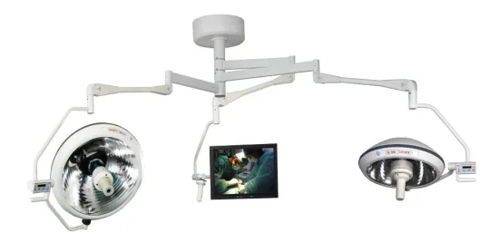 Camera built-out halogen operating lamp