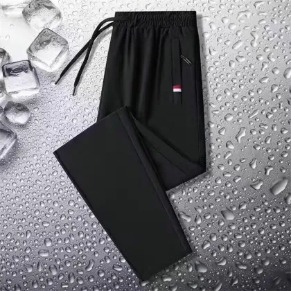 Men's Summer Quick Drying Elastic Breathable Loose Sports Pants