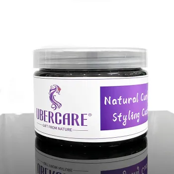 Black Curl Styling Cream for Long Lasting Hold and Defined Curls with Reduced Frizz