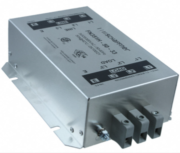 FN351H-50-33 MODULO FILTRO DI LINEA EMC/EMI TRE FASE 50A AC/DC ~ 60Hz Block-Schaffner