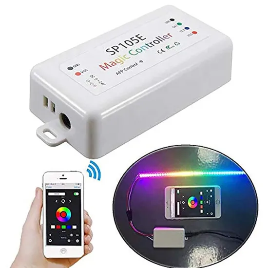 SP105E Remote Magic LED App Controller for WS2811/WS2812B LED Strips