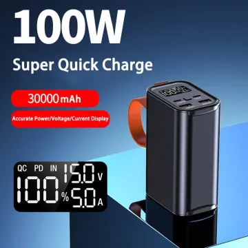 Nova chegada PD 100W Banco de energia de carregamento rápido