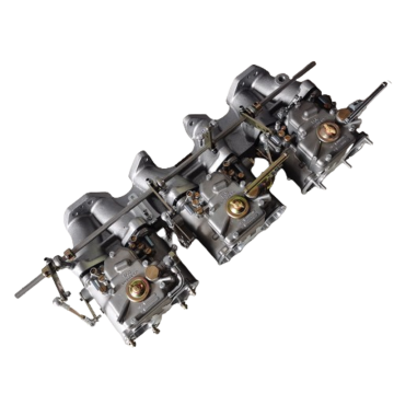 FAJS NO CZ2-0-45-1-3 3x 45DCOE Carburetor Kit for In-line 6-Cylinder Engine with Top Rod Linkage (No Manifold)