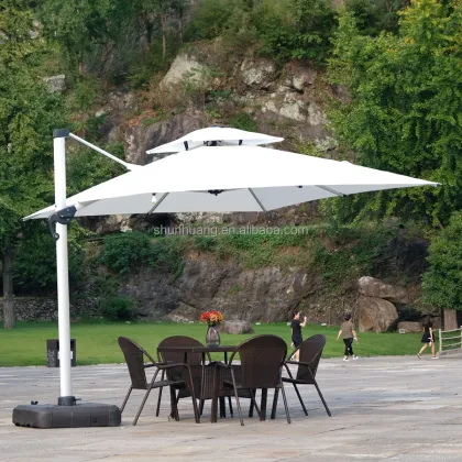 Hot Sale Promotional Outdoor Colorful Furniture Umbrellas