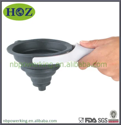 silicone expandable funnel, Collapsible silicone Funnel, silicone funnel