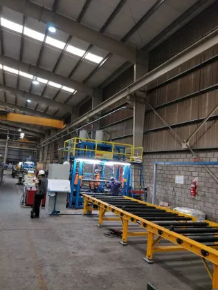 I /H beam welding line