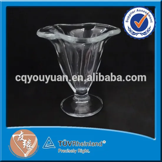 high quality flower shape glass ice cream cone cups
Red Wine Goblet